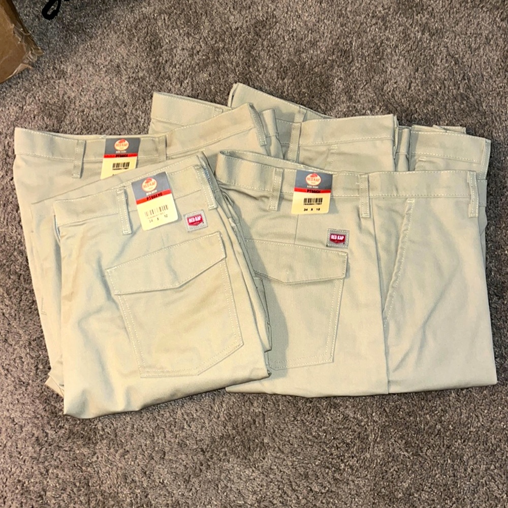 New Red Kap men’s khaki shorts
